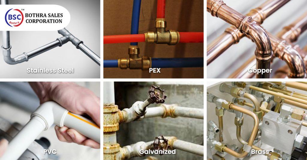 Types of Materials Used for Plumbing Pipes