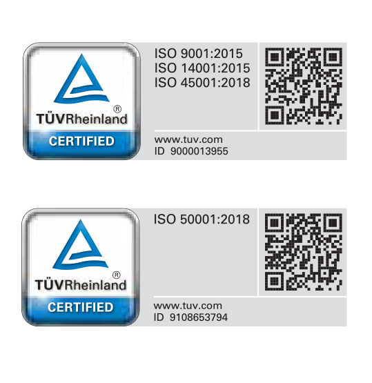 TUVR Certified