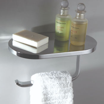 Shelf with Paper Holder
