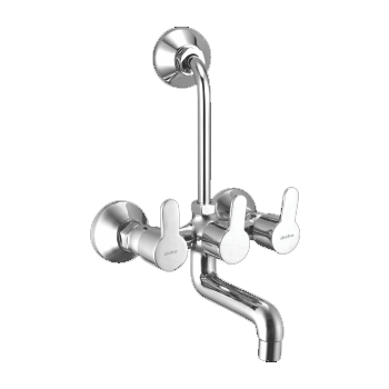 Wall Mixer Telephonic With Bend Flow Flow